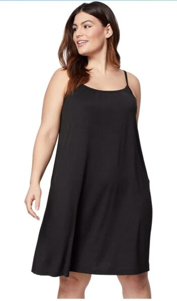 32 Degrees Women’s Cool Flowy Bra Dress | with Built-in Cups | Relaxed Fit | Adjustable Spaghetti Strap