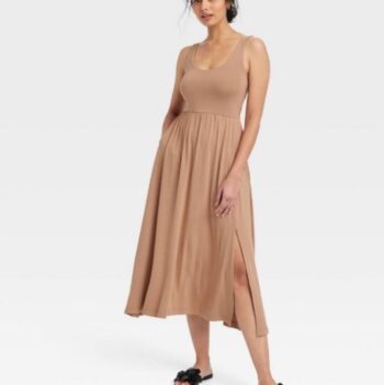 Women’s Midi Ballet Dress- A New Day brown