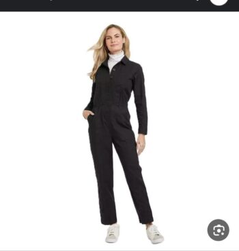 Women's Long Sleeve Button-Front Coveralls - Universal Thread