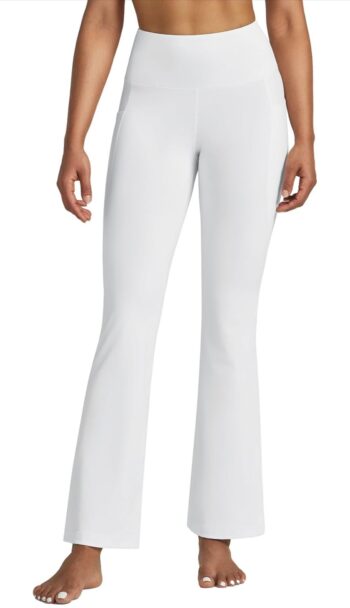 Willit Women's Yoga Pants Flare Leggings High Waist Bootcut Workout Leggings Tummy Control with Pockets 29" 31"