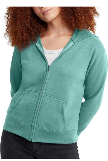 Hanes Women's Hoodie, Ecosmart Fleece Full-zip Hoodie, Zip-up Hooded Sweatshirt