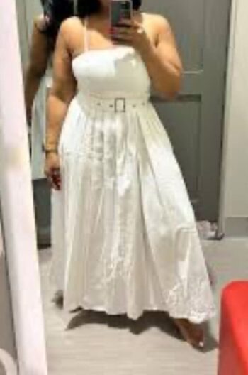 White Angelic Style Maxi Dress