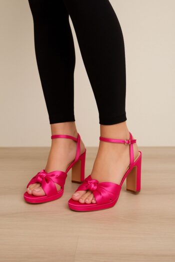 Women's Lollien Bow Platform Sandals Heeled