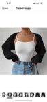Women Open Front Ribbed Knit Crop Bolero Drop Shoulder Long Sleeve Solid Loose Fit Knitted Crop Cardigan Shrug