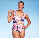Floral swim suit