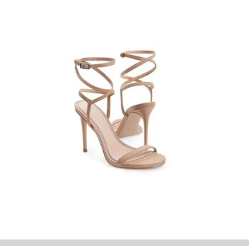 Coutgo Womens Strappy Lace up Heels Sandals Sexy High Heeled Ankle Strap Summer Dress Shoes