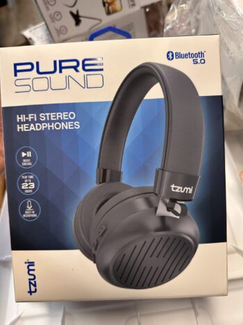 Bluetooth 5.0 Pure Sound Hi-Fi Stereo Headphones With Microphone New