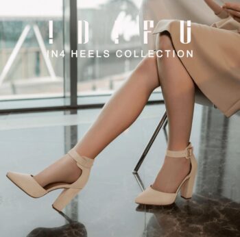 Women's IN4 Pedazo High Block Heels Pumps Pointed Closed Toe Ankle Strap Dress Wedding Shoes