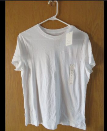 Basic white top a new day