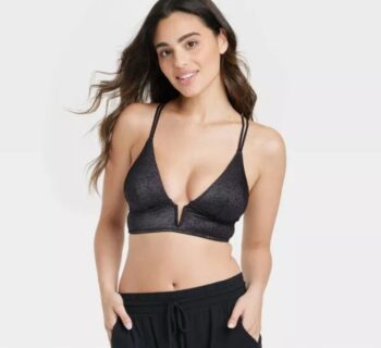 Black sparkl bra