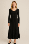 Levaca-Womens-Dress-Black-Midi-Belted-Long-Sleeve-Diagonal-Ruffle-Artsy.jpg