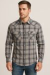 Gray polo shirt