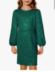 Green glider dress