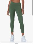 Green leggings with pockets