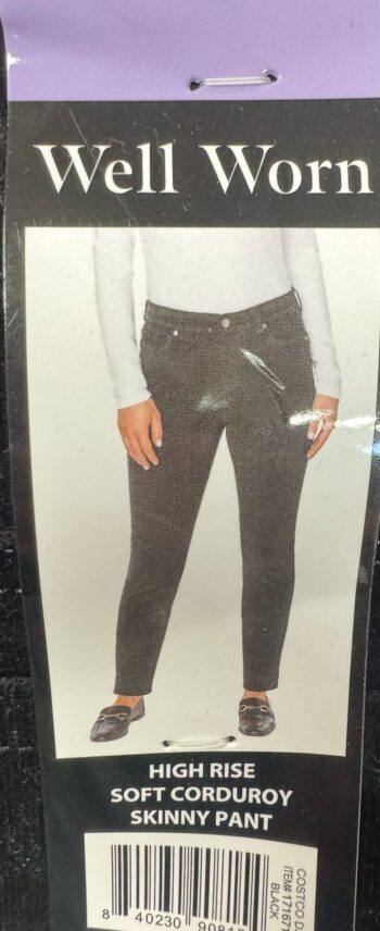 High rise skinny jeans