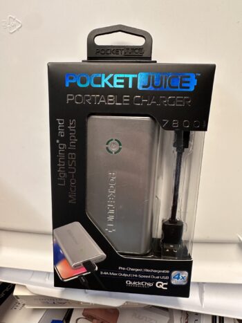 PocketJuice  Portable Charger for Most USB-Enabled devices