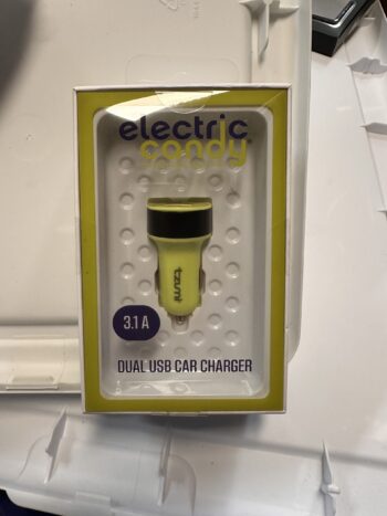 electric candy DUAL USB CAR CHARGER