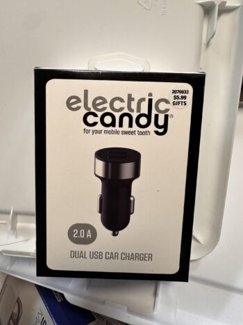 electric candy DUAL USB CAR CHARGER 2.0A