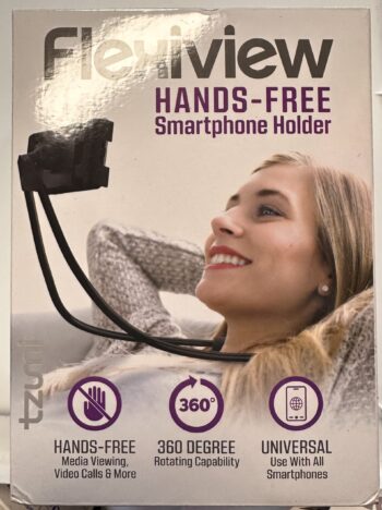 Flexview Hands-Free Smartphone Holder, Black