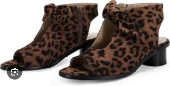 Women's Bow Knot Sandals - Peep Toe Cut Out Chunky Lebanon