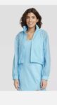NWT,All In Motion Women's Cropped Hooded Wind-Resistant Windbreaker Jacket