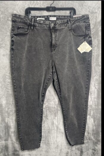 New Ava & Viv Women's Mid Rise Skinny Jeans Stretch Denim