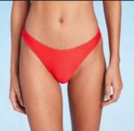 Red swim bottom