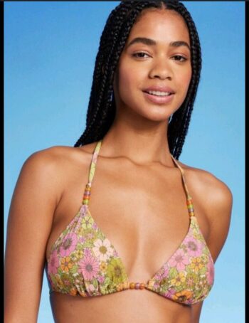 Sparkle and beads swim top