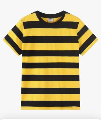 Spring&Gege Men's Short Sleeve Striped Cotton Crew Neck T-Shirts