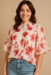 This-sheer-white-blouse-features-a-romantic-red-floral-print-ruffled-mock-neck-and-flowy-bell-sleeves.jpeg