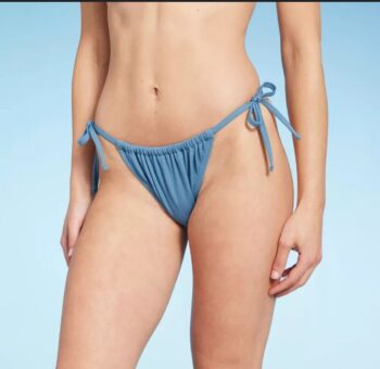 Tie sized bikini bottom