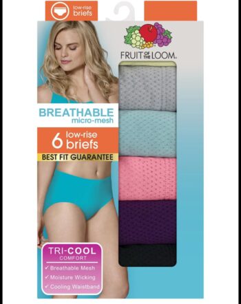 Underwear set fruit and loom 6 back