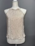 Women's Summer Sleeveless Sequin Embellished Blouse