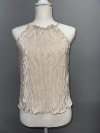 Women's Summer Sleeveless Sequin Embellished Blouse
