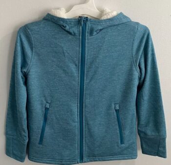 Boys' High Pile Fleece-Lined Full Zip Sweatshirt - All In Motion