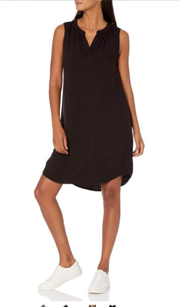 Amazon Essentials Women's Sleeveless Woven Shift Dress