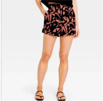 New High-Rise Linen Pull-On Shorts - A New Day