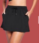 Kona Sol - Women's Quick Dry Board Skirt With Pockets - Black