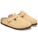 Birkenstock Women's Boston Clogs, Latte Cream