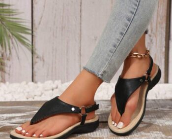 Summer Walking,Thong Sandals,Women's Flat Sandals,Comfortable Soft Cushions