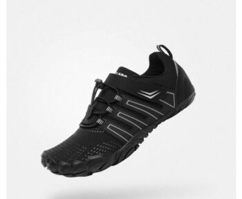 Step into tailor-made comfort featuring dual adjustments and robust lateral reinforcements for stability and style on any terrain.