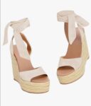 Womens Lace up Espadrilles Platform Wedges Sandals Heels Tie Ankle Strap Summer Dress Shoes
