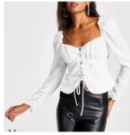 NWT Leyden top LEYDEN Women's Ruched Floral-Print Peplum Top