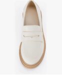 Womens Platform Loafers Lug Sole Chunky Heel Non Slip Faux Leather Casual Comfortable Round Toe Goth Oxford Shoes