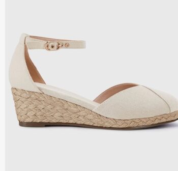 Juliet Holy Womens Espadrilles Sandals Closed Toe Platform Ankle Strap Casual Summer Wedges