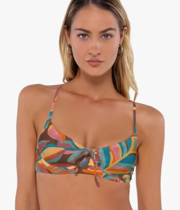 Women's Swimsuit Bikini Top floral design