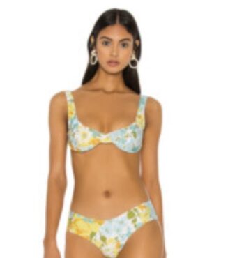 Women’s bikini top floral design