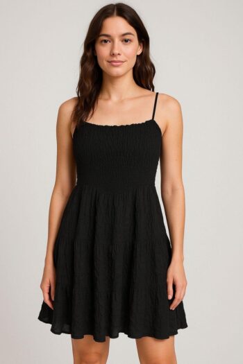Wild Fable Smocked Tiered Fit and Flare Dress