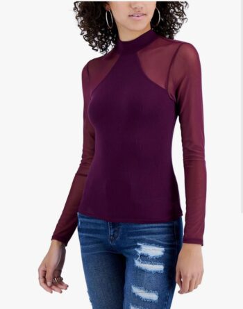 Women’s purple violet long sleeve top