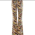 women’s hearts patterned flare design leggings